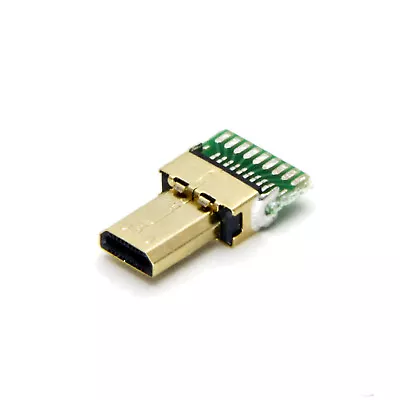 2× Micro HDMI Male Solder Plug Termination Repair Replace Connector Adapter • $1.59