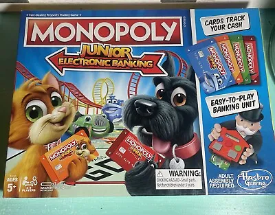Monopoly Junior Electronic Banking Board Game • $15.19