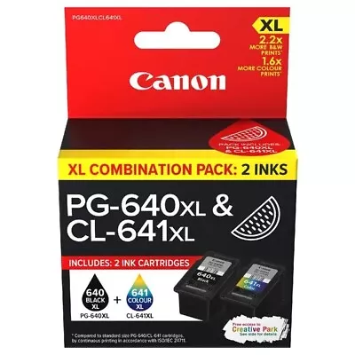 Canon PG-640XL/CL-641XL Ink Cartridge - Combo Pack Genuine Canon Made In Japan • $49.95