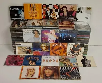 214 X Singles CD Joblot- Blondie UB40 Roxette Ace Of Base John Lennon Madonna 51 • £19.99