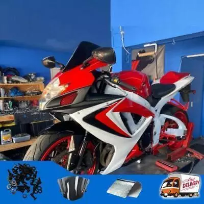 DS Injection White Red Fairing Kit Fit For  2006 2007 GSXR 600 750 Y097 • $339.99