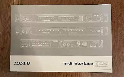 MODU MIDI Express XT/128 User Guide • $17.50