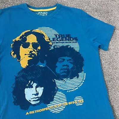 £14 • Buy Rock & Roll Royalty T Shirt Mens Small S John Lennon Jimi Hendrix Jim Morrison
