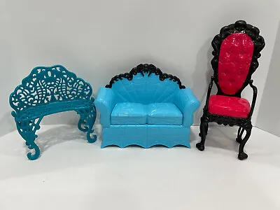 Monster High Furniture Chair And Sofa Lot Of 3 • $24.99