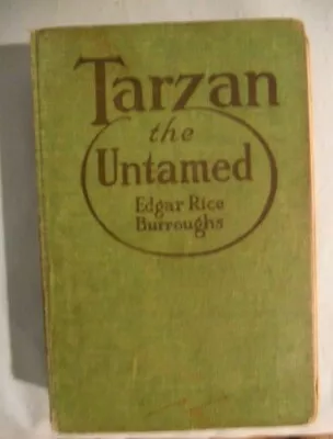 TARZAN THE UNTAMED Edgar Rice Burroughs A. C. McCLURG FIRST EDITION Second Print • $17.95