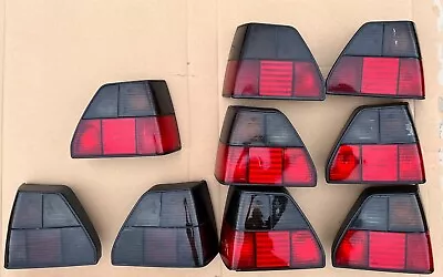 VW Volkswagen 4X SETS Golf Mk2 GTI 16V Hella Black&red Smoked Rear Tail Lights • $250