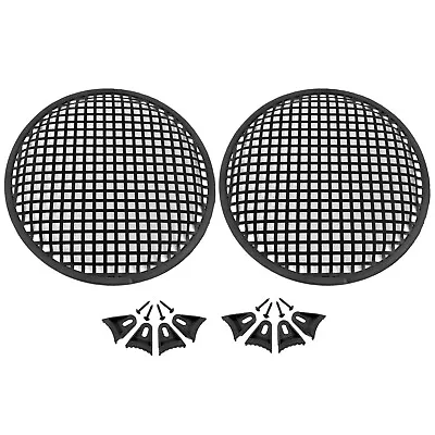 Universal 10 Inch Metal Mesh Speaker Subwoofer Grill Cover Waffle Style - 2 Pack • $8.40