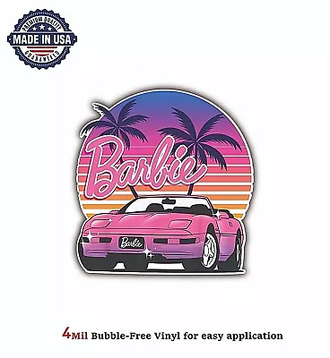 Barbie Mattel Vinyl Decal Sticker Car Truck Bumper 4mil Bubble Free Us Made • $7.89