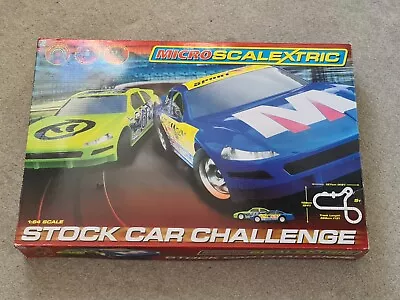 Micro Scalextric Set Stock-car Challenge G2157 - Tested Working • £36.99
