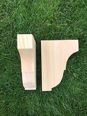 £21 • Buy Wooden Corbels (Shelf Brackets) Solid Pine Style I (1 Pair)