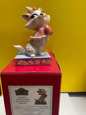 Jim Shore - Disney Purrfect Kitty - Marie Aristocats Christmas #6010875 • $26.36