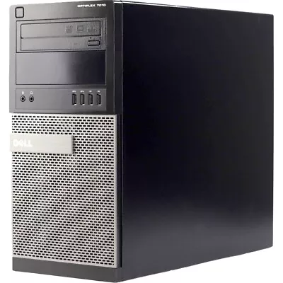 Dell PC Desktop I5 Tower Computer 16GB RAM 2TB HDD Windows 10 Wi-Fi DVD/RW • $139.98