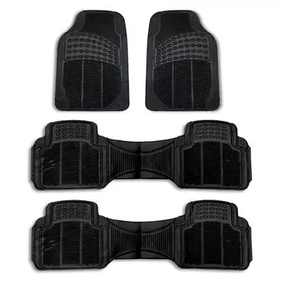 Universal Fit Heavy Duty Car Floor Mats For SUV Van Carpet Rubber All Weather • $34.99