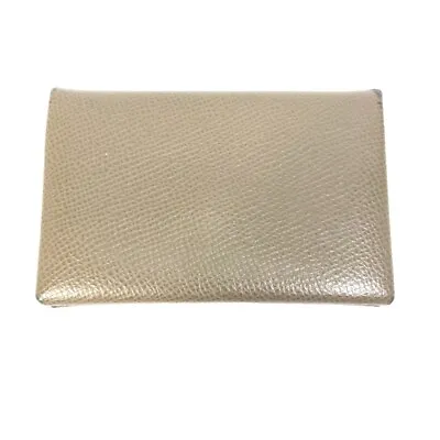 HERMES Two Fold Calvi Business Card Holder Pass Case Card Case Epsom Gray • $514.80