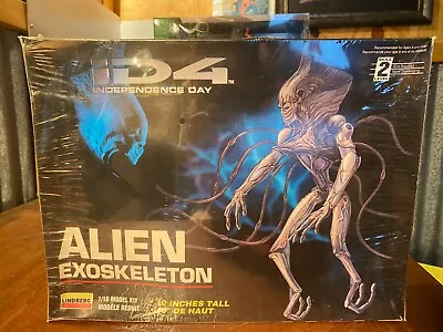 ID4 Independance Day Alien Exoskeleton Lindberg 1/10 Model Kit • $80