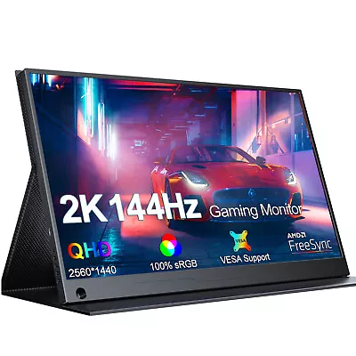 UPERFECT 17.3  2560x1440 Portable Monitor 144Hz Gaming Monitor PC Screen Typ-C • $299.99