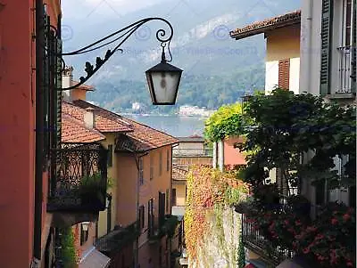 Bellagio Lake Como Italy Street Scene Photo Art Print Poster Picture Bmp175b • £11.99