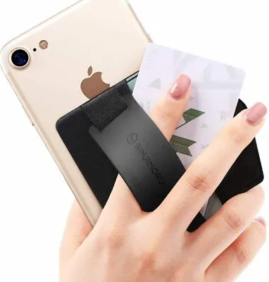 Sinjimoru Smartphone Stand Card Holder B-GRIP Black • $16.72