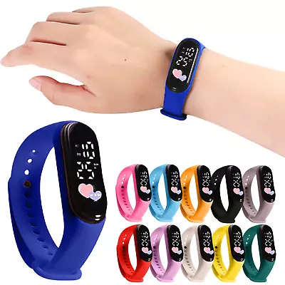 Children Watch Birthday Gift For Child Boy Girl Smart LED Digital Cartoon Kids W • £9.57