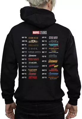 £29.99 • Buy Marvel Studios 10 Years Of Movies Ltd Edition Full Zip Hoodie Black - Sz Xxl