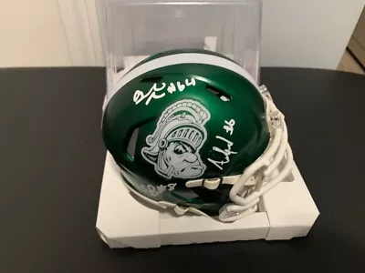 2022 Michigan State Spartans Team Signed GRUFF Mini Football Helmet MSU B • $79.99