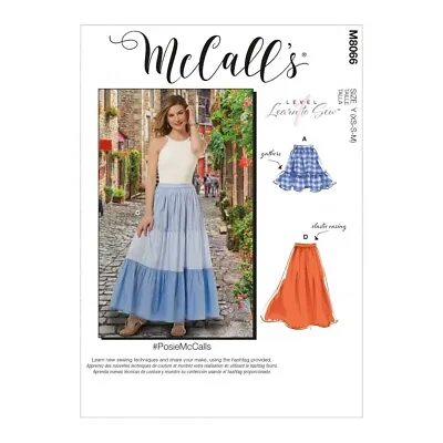 McCalls Sewing Pattern 8066 Women Y (XSM-SML-MED) • £15.49