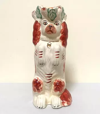 £150 • Buy Antique Victorian Staffordshire Begging King Charles Spaniel Dog 10  Jug