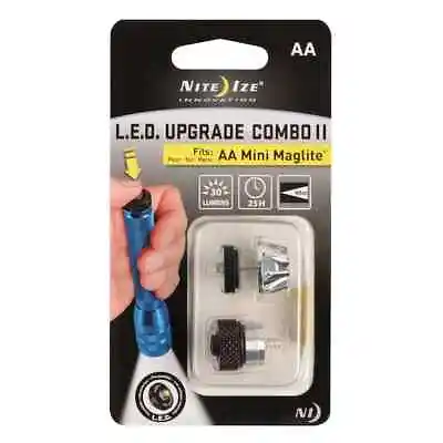 Flashlight Upgrade Kit LED Replaces Bulb Fits AA Mini Maglite Twist Button • $12.66