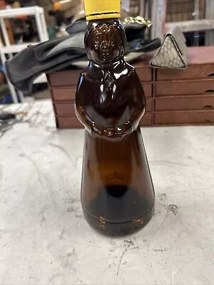 1992 Mrs. Butterworth's Brown Amber Glass Syrup Bottle 10 In. • $0.99