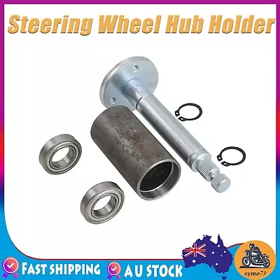 Steering Wheel Adapter Hub Axle Holder Bearings For ATV QUad Buggy Trike Go Kart • $33.88