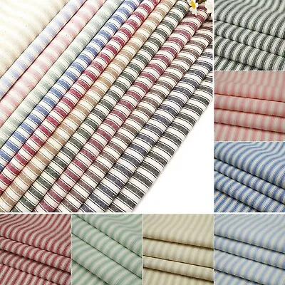 Ticking Stripes  100% Cotton Fabric Premium Quality 57  /146cm Wide • £1.50