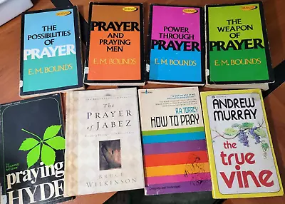 Mixed Lot Of 8 Vintage Books On Praying / Prayer E.M. Bounds R. A. Torrey • $12.95