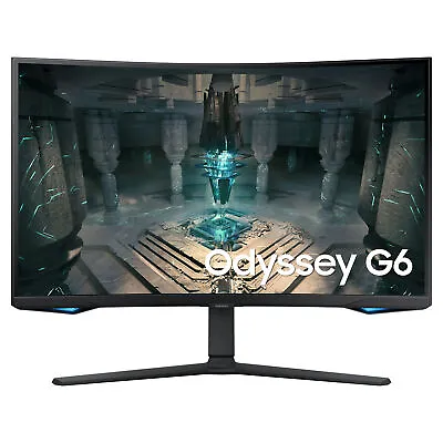 Samsung 32  Odyssey G65B Curved QLED QHD Gaming Monitor LS32BG652EEXXY • $749