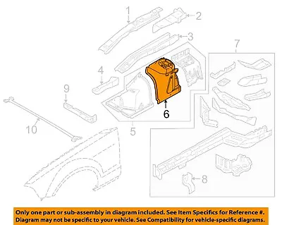 FORD OEM 10-14 Mustang Fender-Shock Tower Right AR3Z3A435A • $104.32