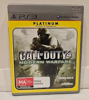 Call Of Duty 4: Modern Warfare For Sony PS3 / PlayStation 3 • $9.88