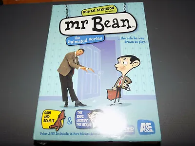 MR BEAN ANIMATED SERIES Rowan Atkinson A&E Animated TV Series 2 DISC DVD SET NEW • $49.98