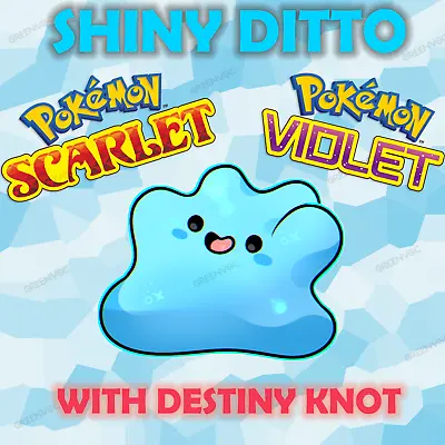 $1.75 • Buy Shiny JP Ditto 6IV With Destiny Knot | Pokemon Scarlet And Violet