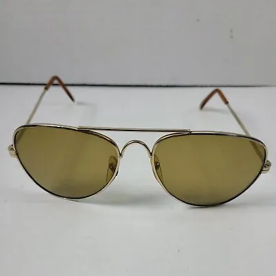 Vintage Merit Gold Metal Pilot Sunglasses  Frames • $14.50