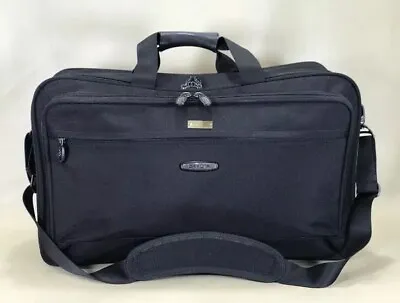 $125 • Buy Used Dakota By Tumi Black 22” Exp Carry On Garment Bag Overnighter Briefcase
