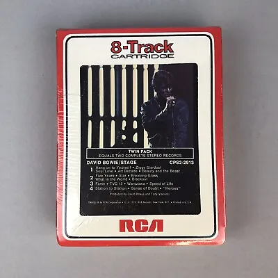 NOS & SEALED David Bowie  Stage  8-Track Tape / CPS2-2913 / Ziggy Stardust • $32.99