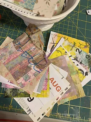 Unique Handmade Mixed Media ScrapbookJunk Journaltagembellishment • $3.95