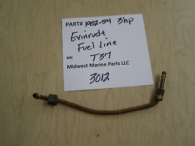 1952-54 Evinrude 3hp Outboard (3012) Fuel Line T37 • $17.99