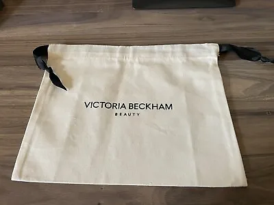 Victoria Beckham Beauty Bag 9x11 Inch Drawstring Ivory Dustbag • $8.99