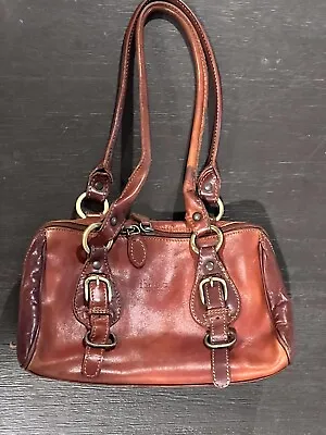 I Medici Of Florence  Leather Satchel Handbag Purse EUC • $40