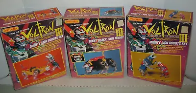 Matchbox VOLTRON 1980s Diecast Figure Japan HTF 3 Box Set Golion Godaikin • $399.99