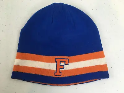 Florida Gators Reversible NCAA Team Logo Winter Knit Blue Orange Hat Beanie • $6.95