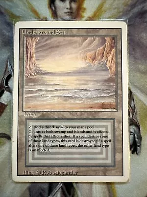 MTG - Underground Sea - Revised - Light Play / Near Mint - LP/NM - Dual Land • $675