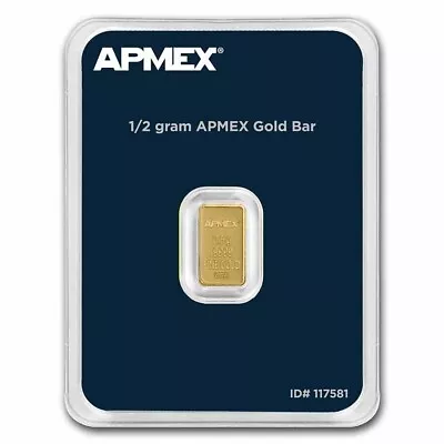 1/2 Gram Gold Bar - APMEX (In TEP) • $73.99