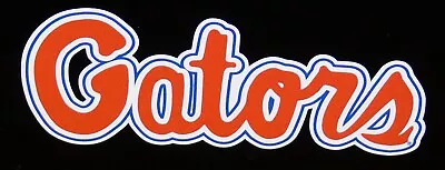 Florida Gators Winmark Orange Blue Gator Decal Sticker 6  X 2 3/8  • $14.99