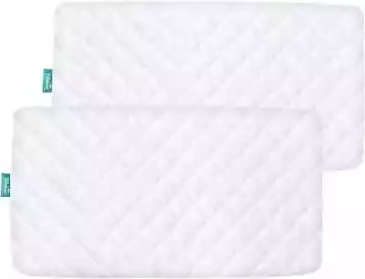 Waterproof Bamboo Bassinet Mattress Pad Cover For SnuzPod 4 Bedside Crib 2 Pack • $19.99